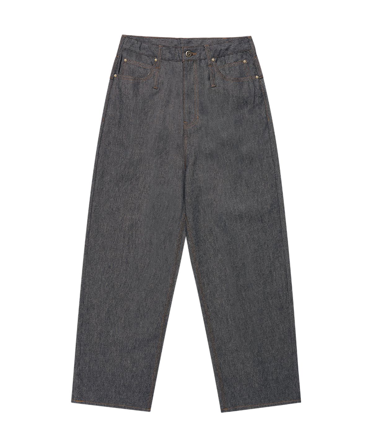 웨슬리 휴스턴(WESLEYHYUSTON) DOUBLE BELT LOOP WIDE DENIM PANTS INDIGO