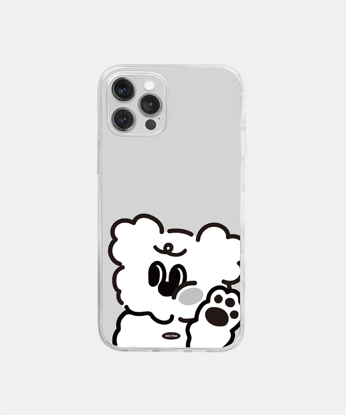 소유템(SOUTEM) Zziboo Mori Nuri Phone Case_Clear