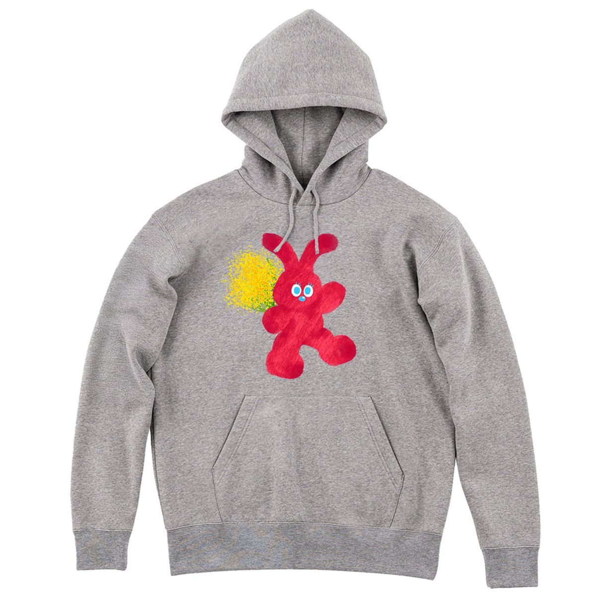 어썸어스(AWESOMEUS) 꽃다발 든 빨간 토끼  HOODIE_4 COLOR
