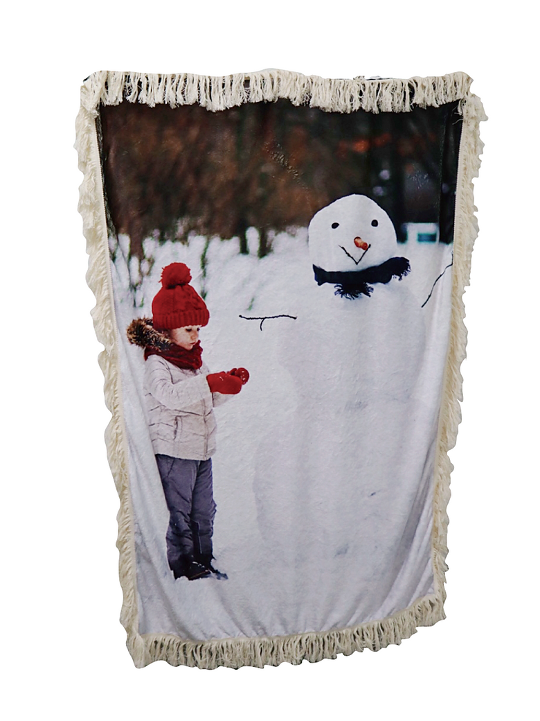 레드 스노우베이비 블랭킷 - 세로형