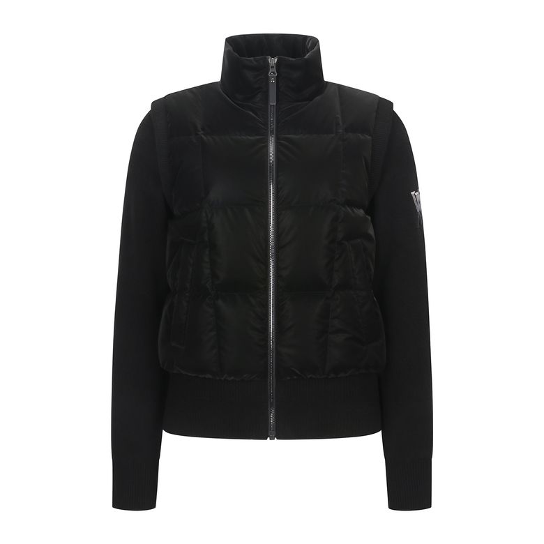 W GRADATION KNIT DOWN HYBRID JK_BK