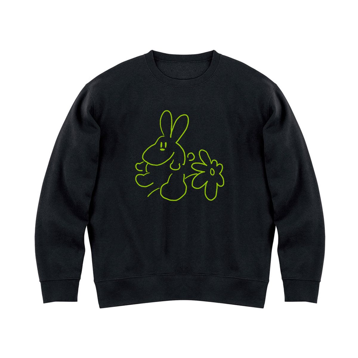 어썸어스(AWESOMEUS) 꽃 들고있는 토끼 SWEAT SHIRTS_4 COLOR
