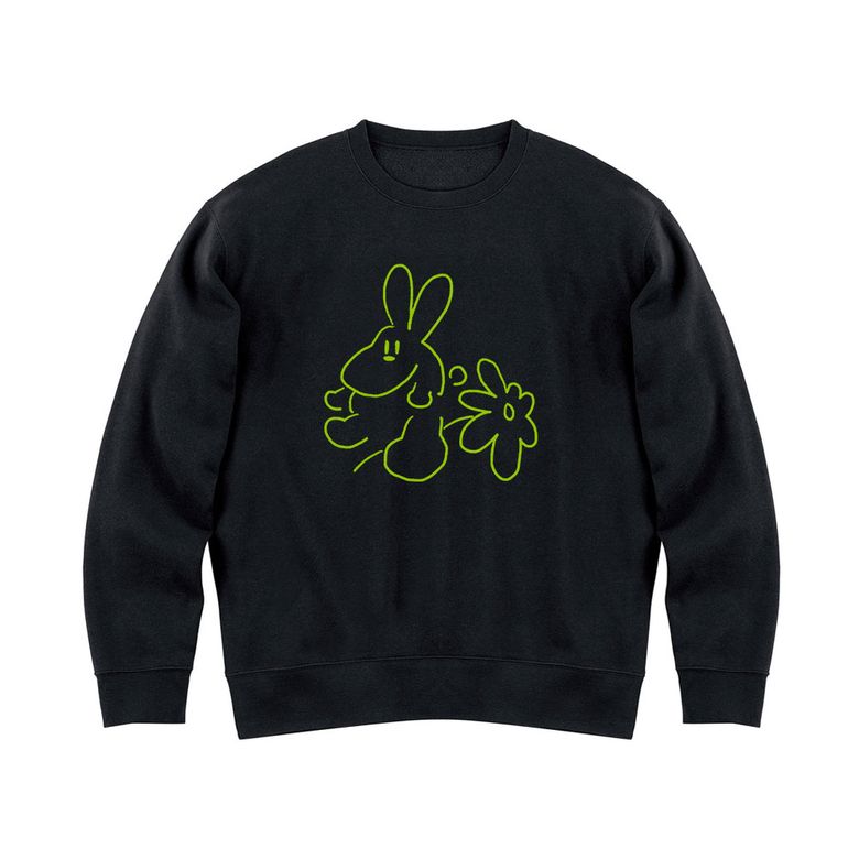 꽃 들고있는 토끼 SWEAT SHIRTS_4 COLOR