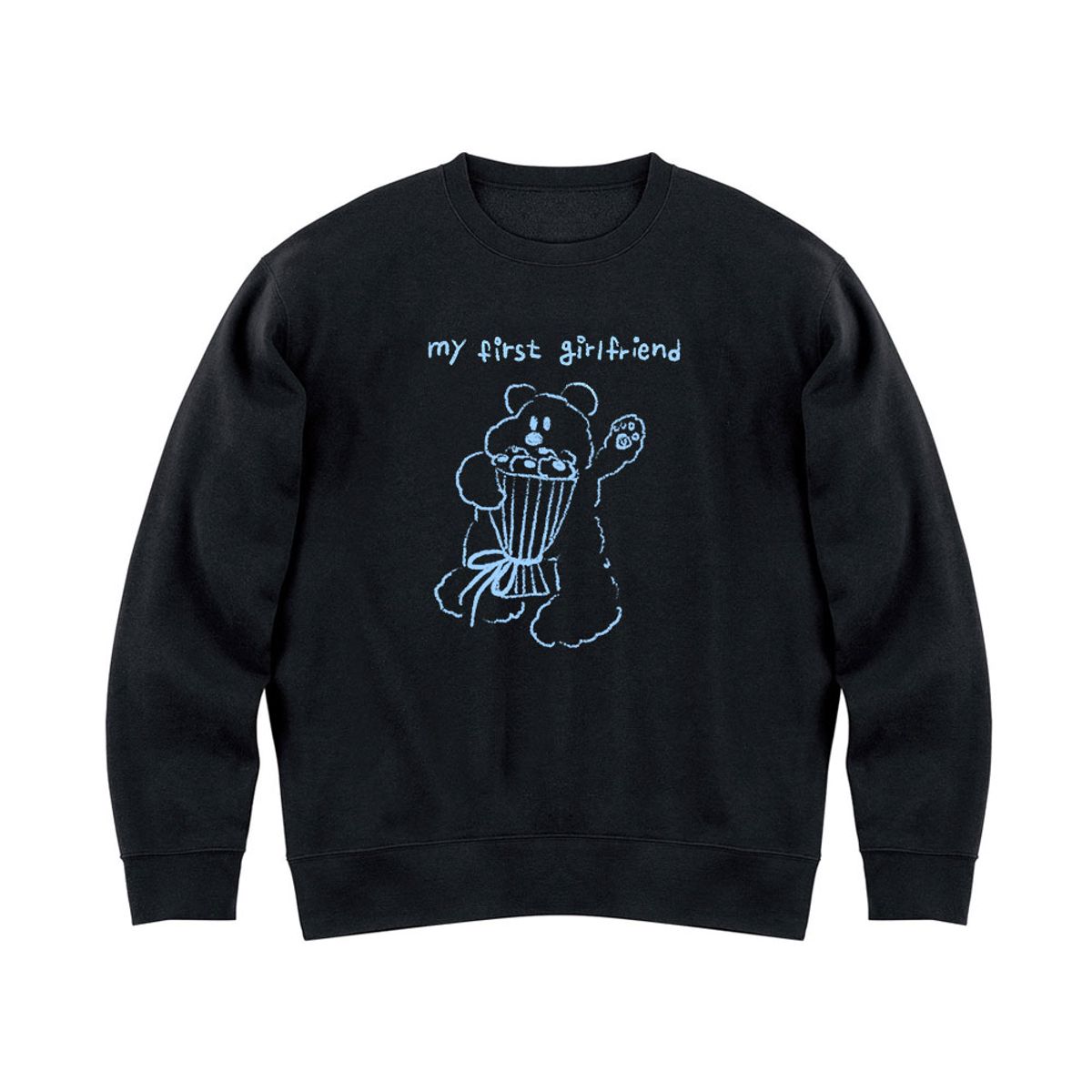 어썸어스(AWESOMEUS) 꽃다발 든 곰 SWEAT SHIRTS_4 COLOR