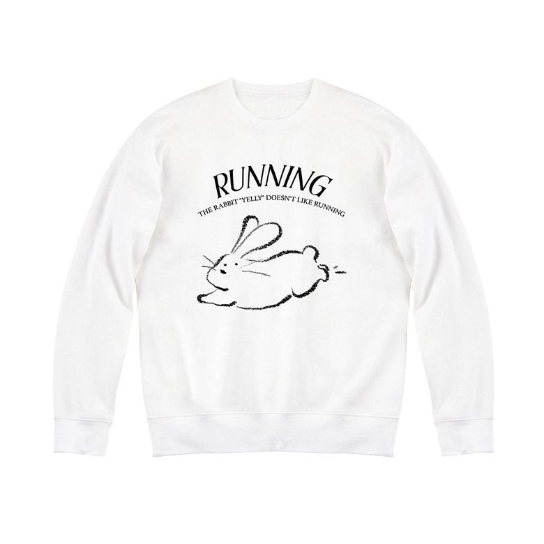 러닝하는 토끼 SWEAT SHIRTS_4 COLOR