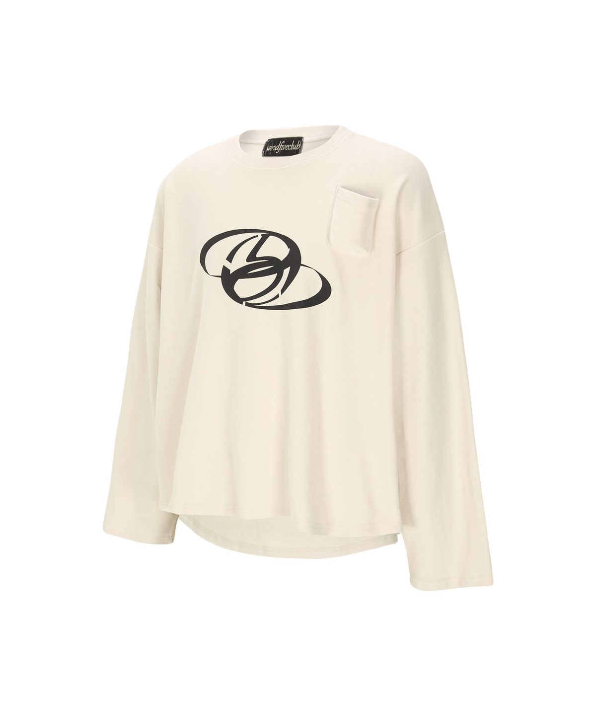 엔드파이브클럽(ANDFIVECLUB) Cigarétte pocket long sleeve [ivory]