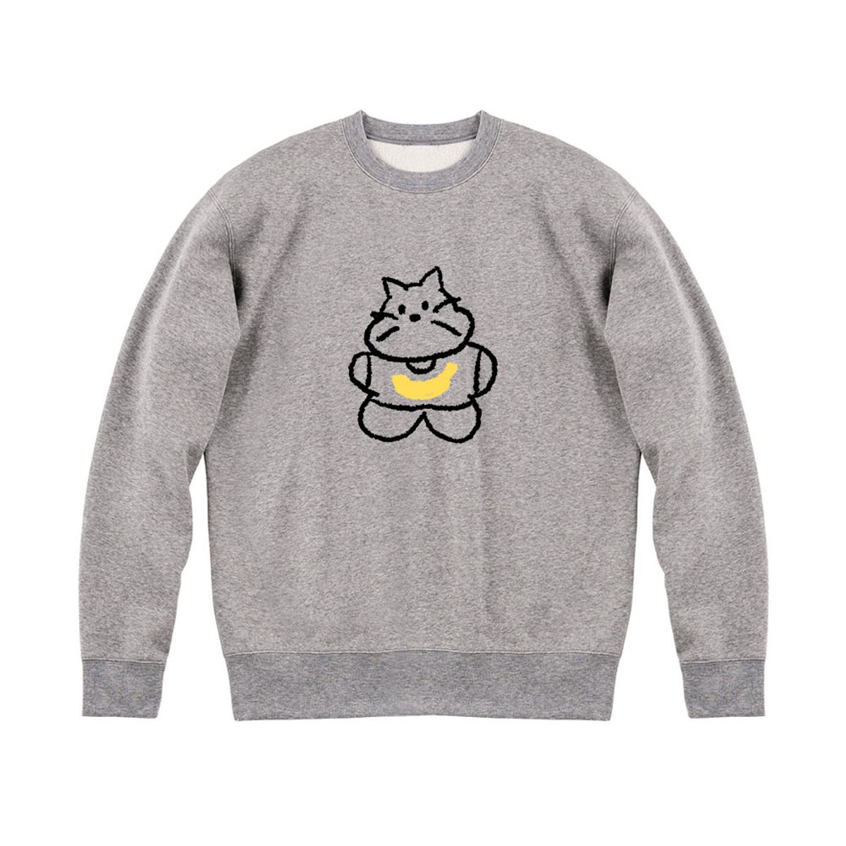 어썸어스(AWESOMEUS) 바나나 고양이 SWEAT SHIRTS_4 COLOR