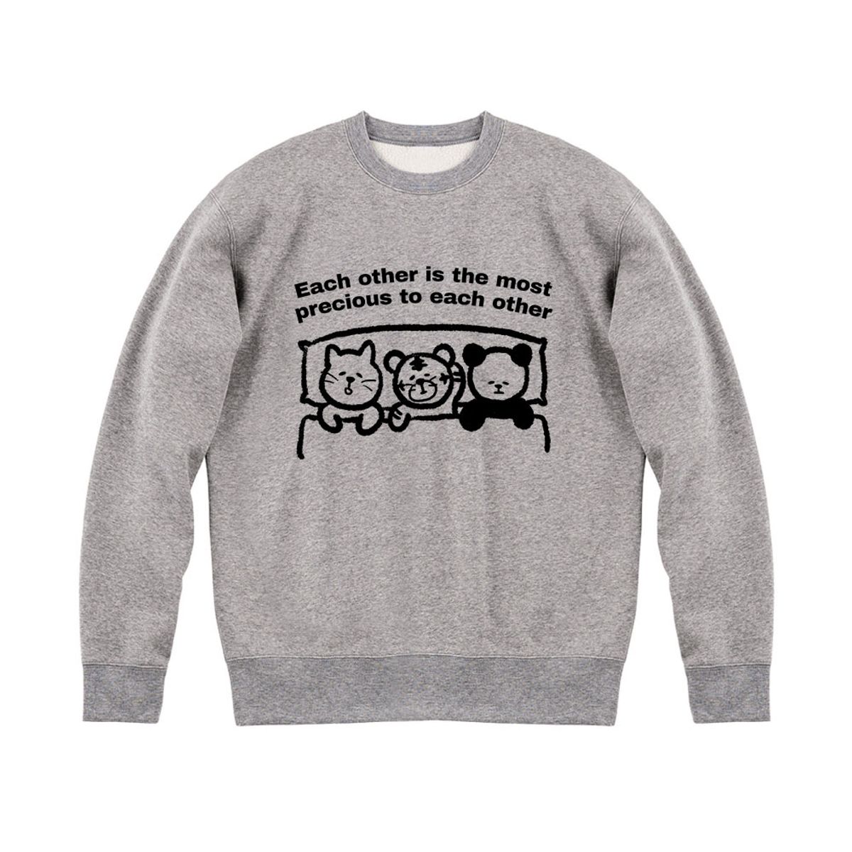 어썸어스(AWESOMEUS) 동물 친구 세마리 SWEAT SHIRTS_4 COLOR
