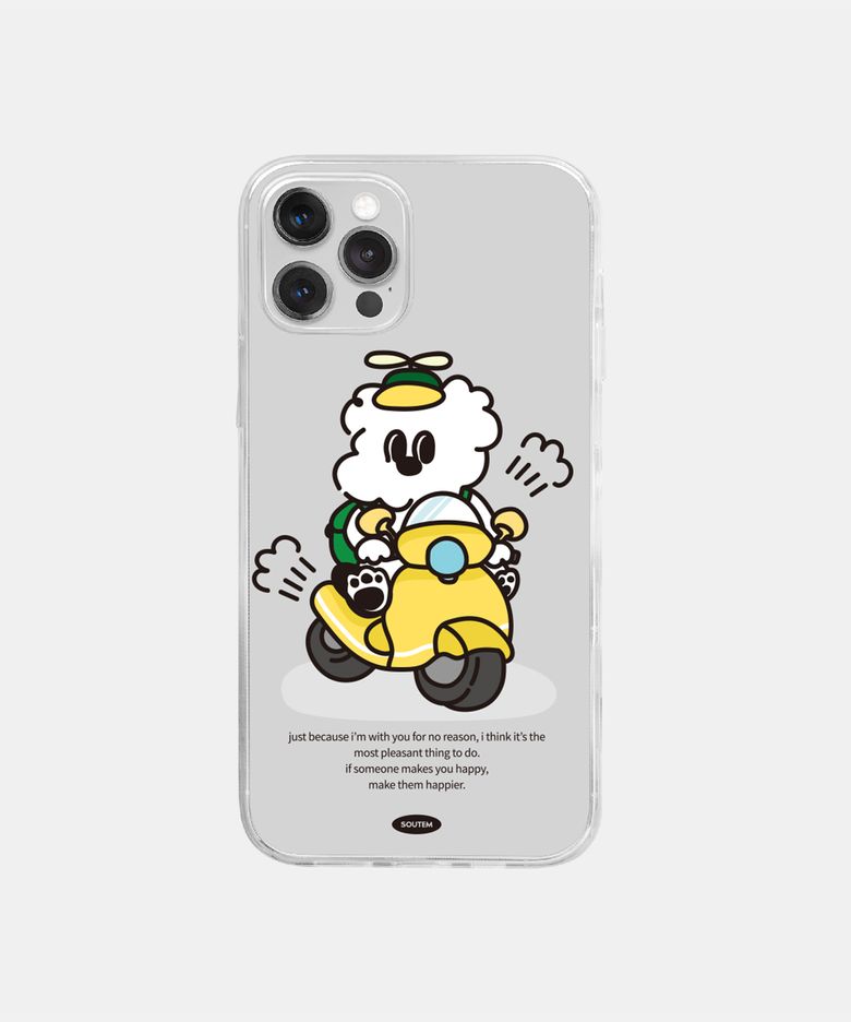 Scooter Mori Nuri Phone Case_Clear