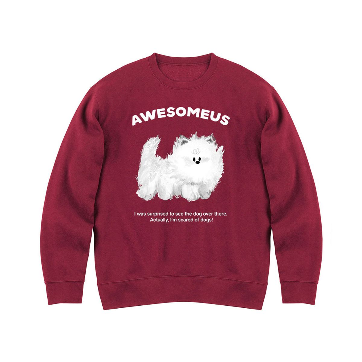 어썸어스(AWESOMEUS) 어썸어스 퍼피 SWEAT SHIRTS_4 COLOR