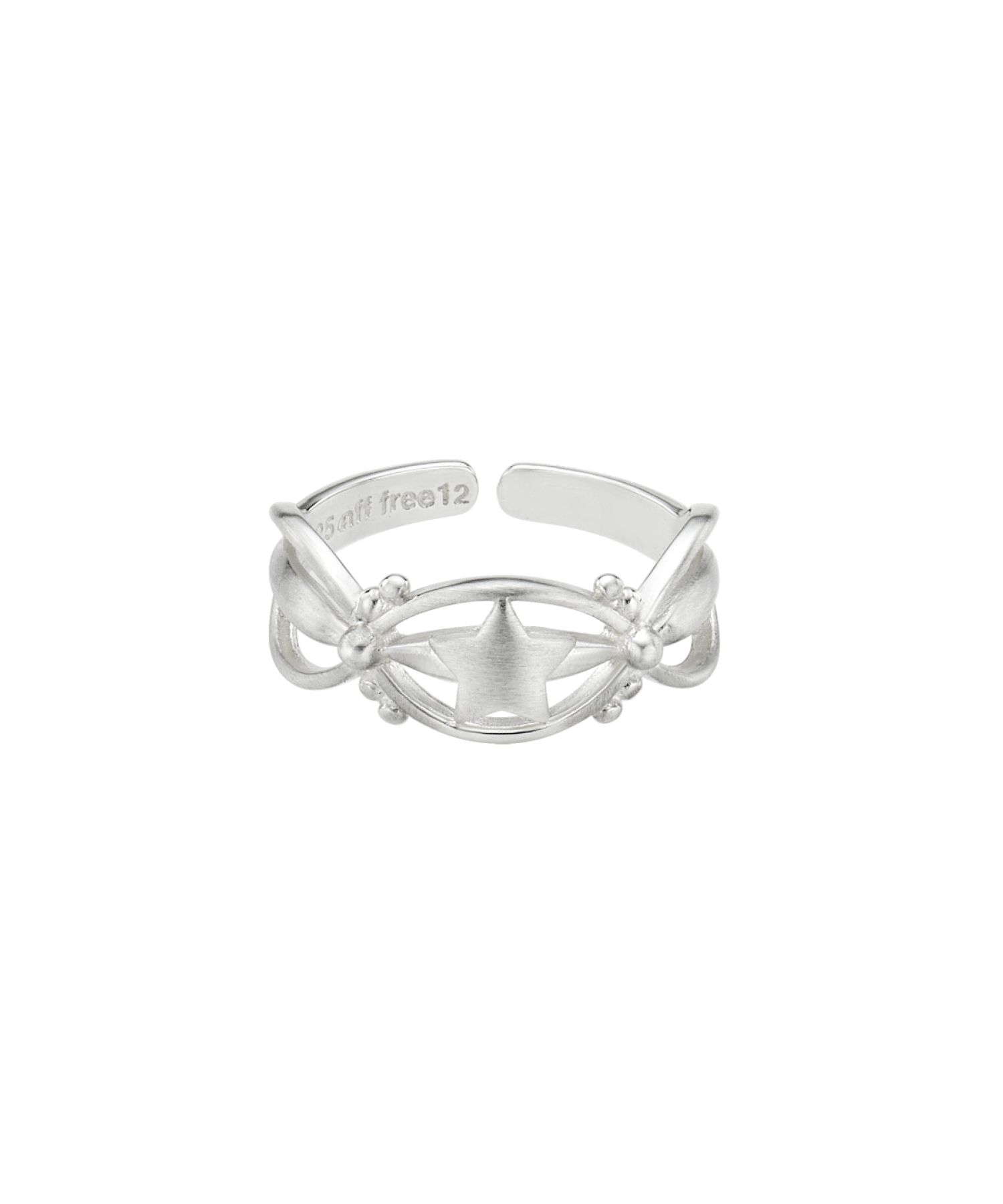 [韓国人気ジュエリー] nff Silver925 Star Glimmer Ring MUSINSA | NFF [silver925] star glimmer ring-silver