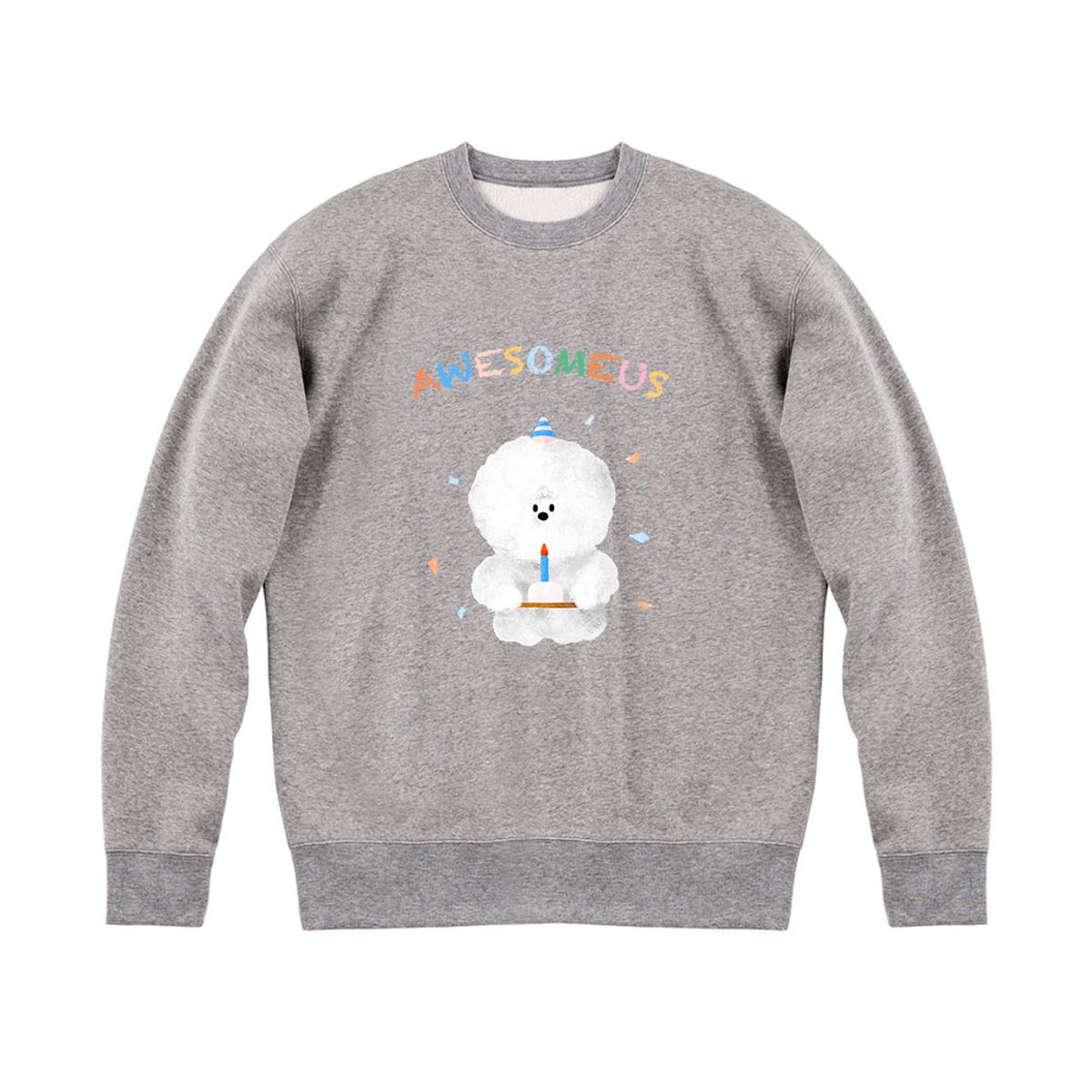 어썸어스(AWESOMEUS) 생일 축하해 퍼피 SWEAT SHIRTS_4 COLOR