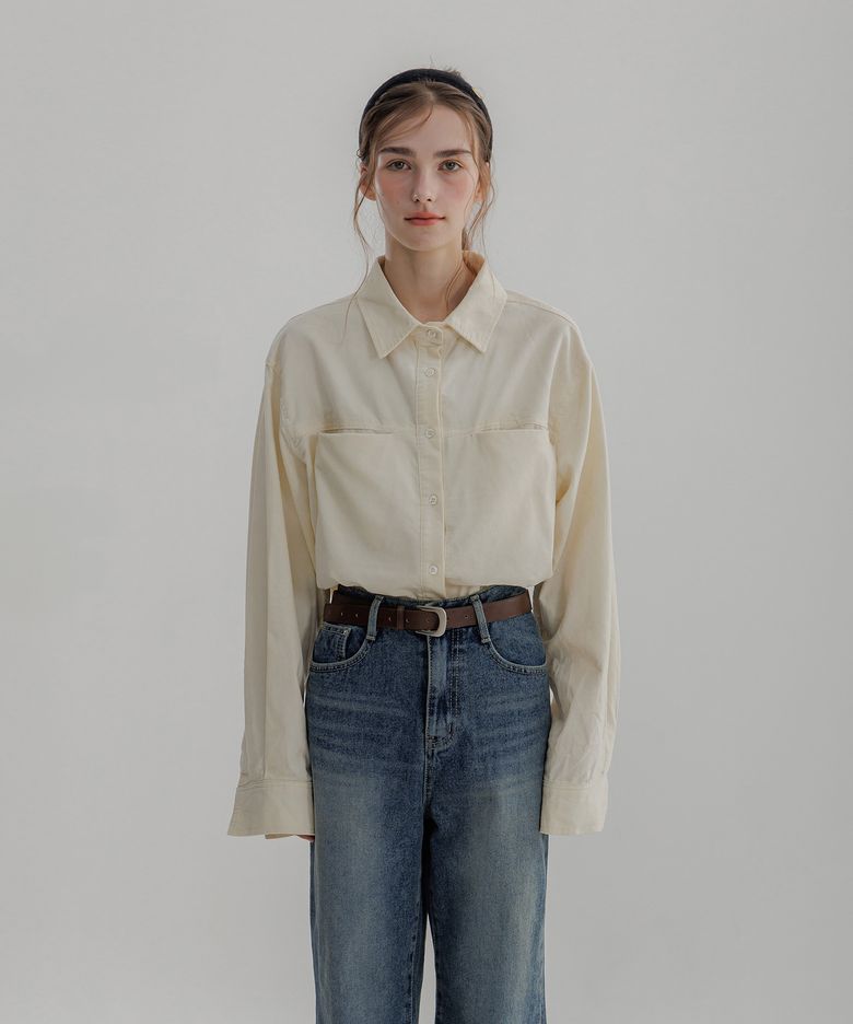 Two-pocket Corduroy Shirt