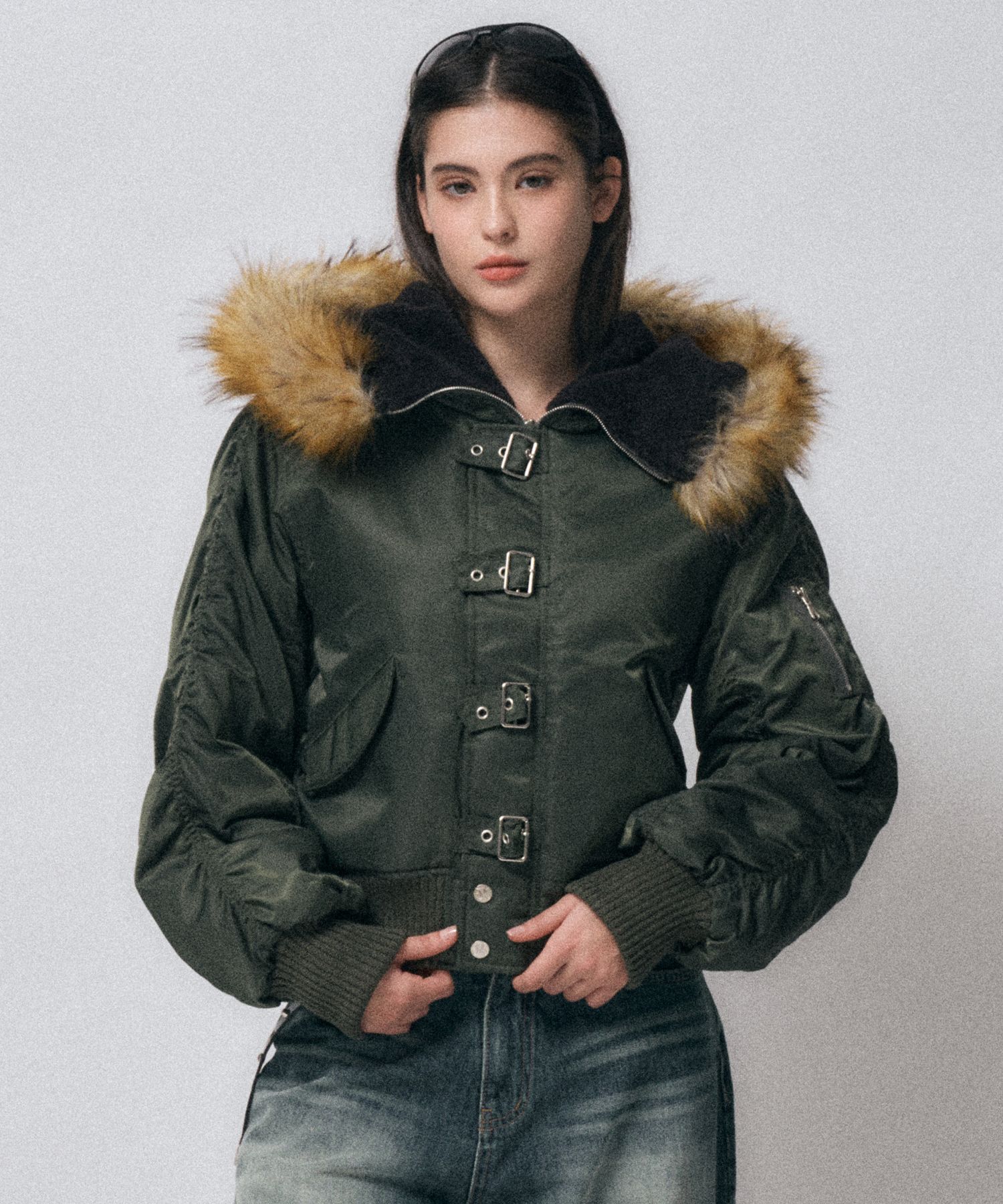 【MIDNIGHT MOVE】 buckle jumper /追跡付 MUSINSA公式 | MIDNIGHT MOVE buckle jumper [black]