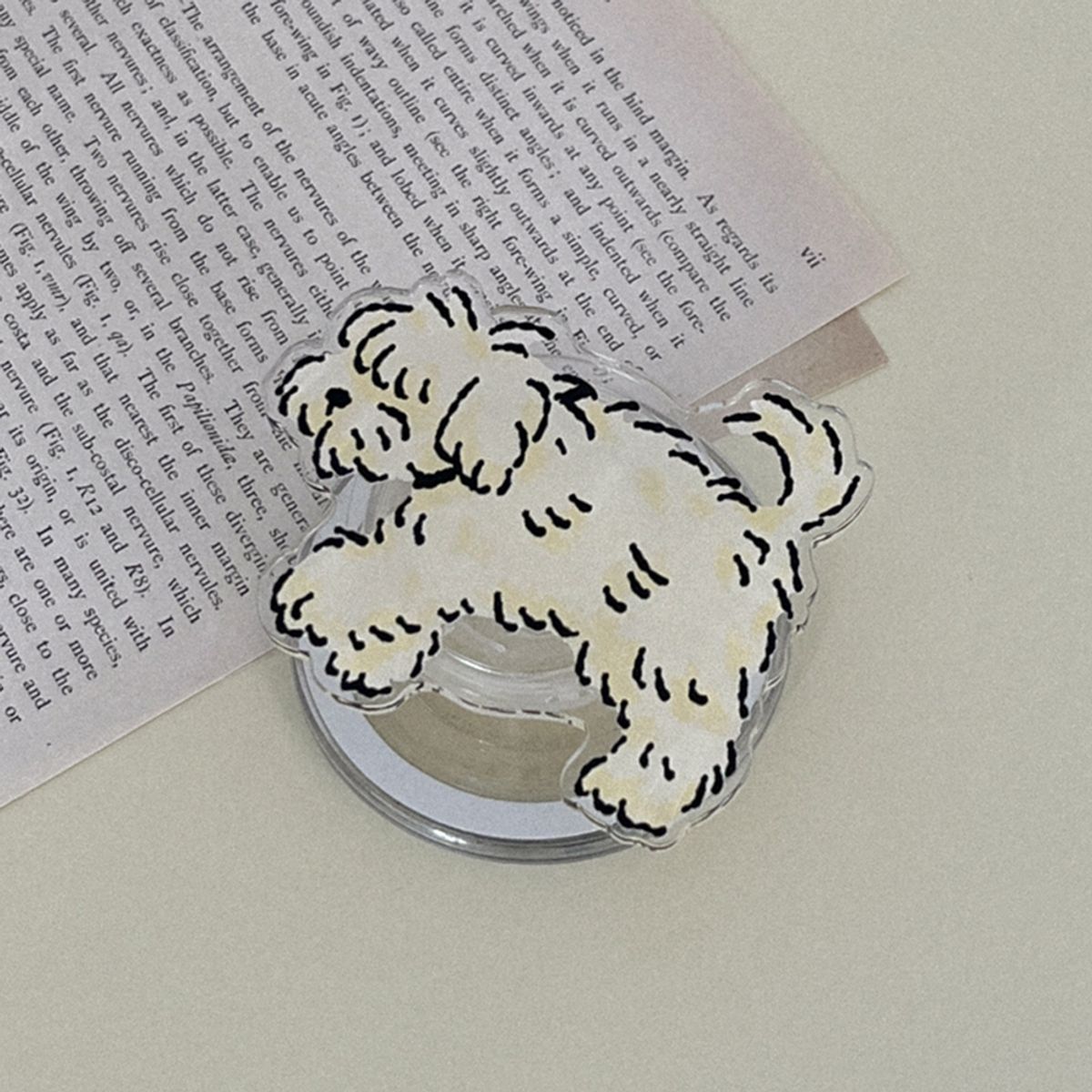 메이드모먼(MADEMOMENT) cozy puppy 디자인 [맥세이프 아크릴스마트톡]