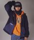 Fleece Hood Jacket_Navy