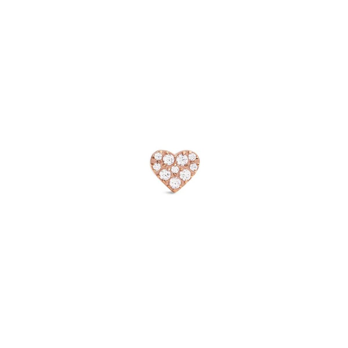 다니엘 웰링턴(DANIEL WELLINGTON) MICRO CRYSTAL HEART STUD 하트 큐빅 미니귀걸이