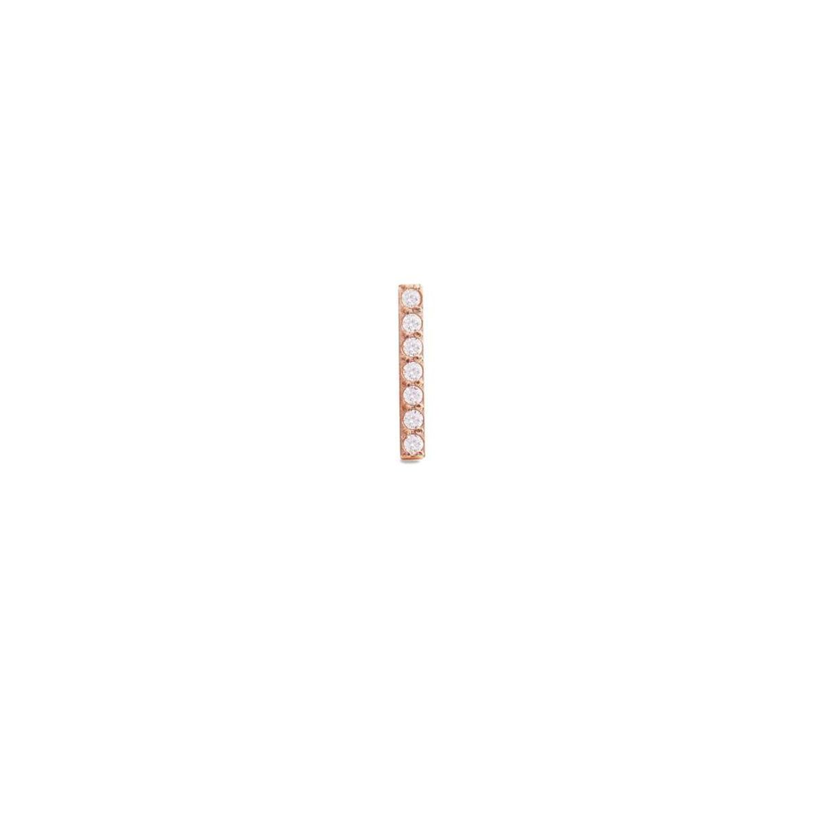 다니엘 웰링턴(DANIEL WELLINGTON) MICRO CRYSTAL BAR STUD 큐빅바 심플 미니 귀걸이