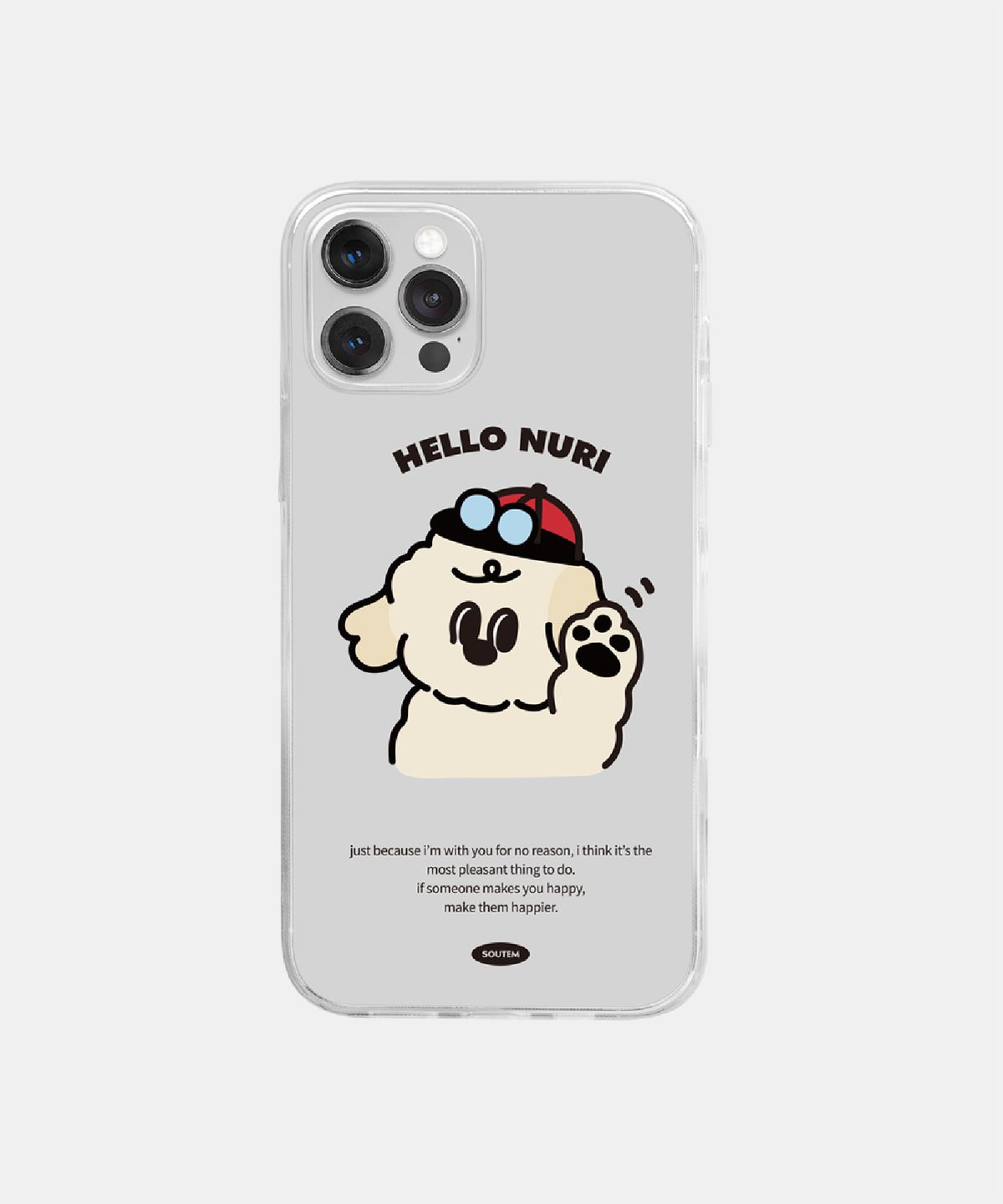 소유템(SOUTEM) Exciting Nuri Phone Case_Clear