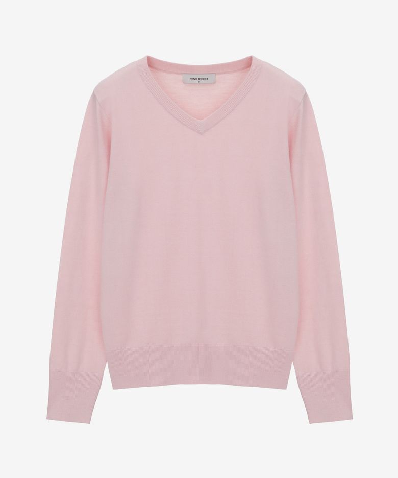 [ON][W]베이직 브이넥 니트 - 5color