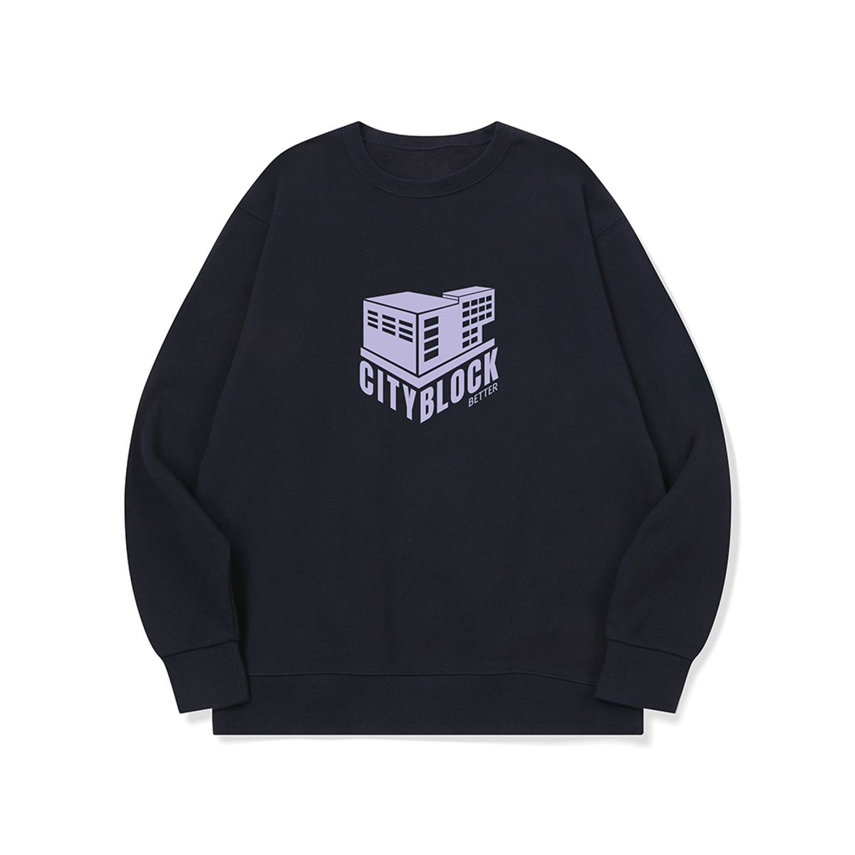 베러댄88(BETTERTHAN88) btm03 내집은 어디에 그래픽 로고 스웻셔츠