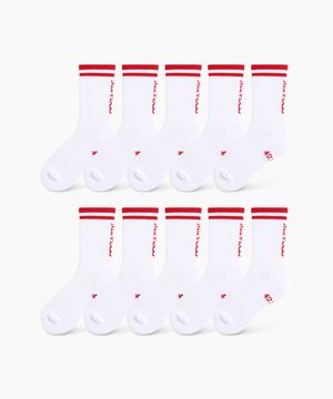 [10 PACK] RUNNING CREW FLOGGER FIT SOCKS_LONG