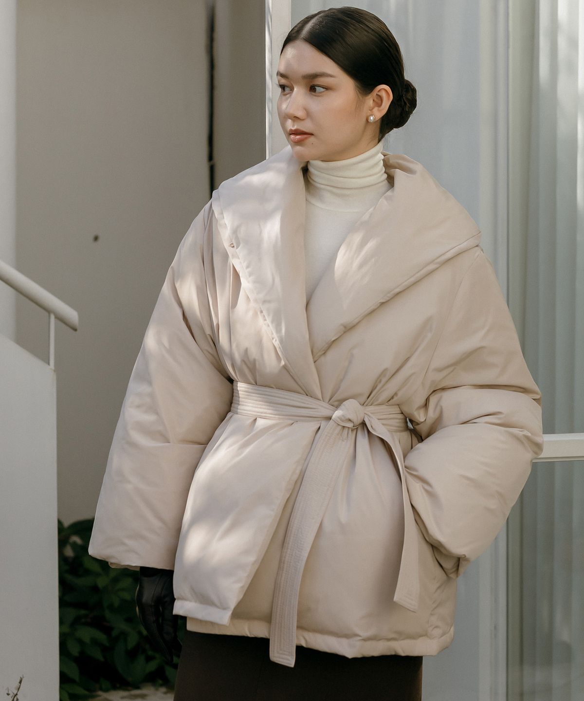 메이버유(MAYVERU) Walters Padding Jumper _ Beige
