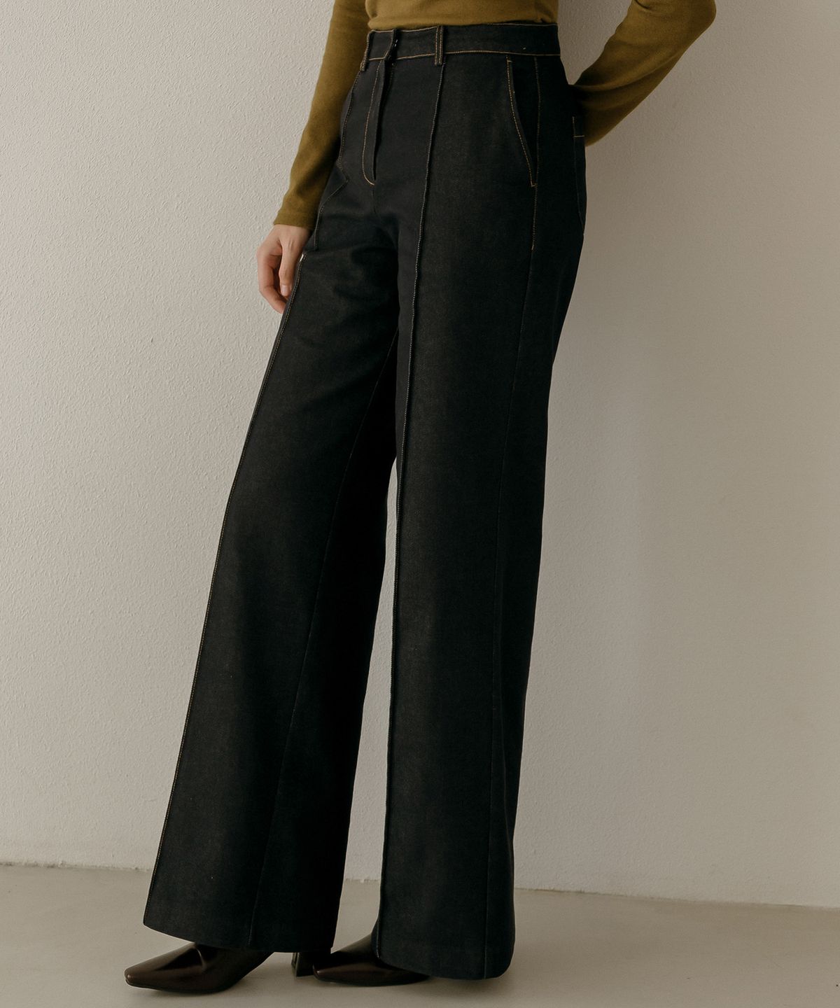 메이버유(MAYVERU) Cabo Pintuck Pants _ Blue