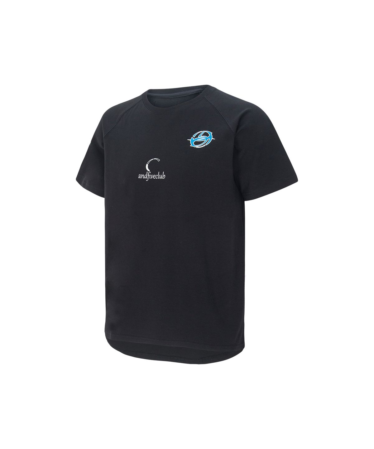 엔드파이브클럽(ANDFIVECLUB) raglan short sleeve relaxed muscle fit[black]