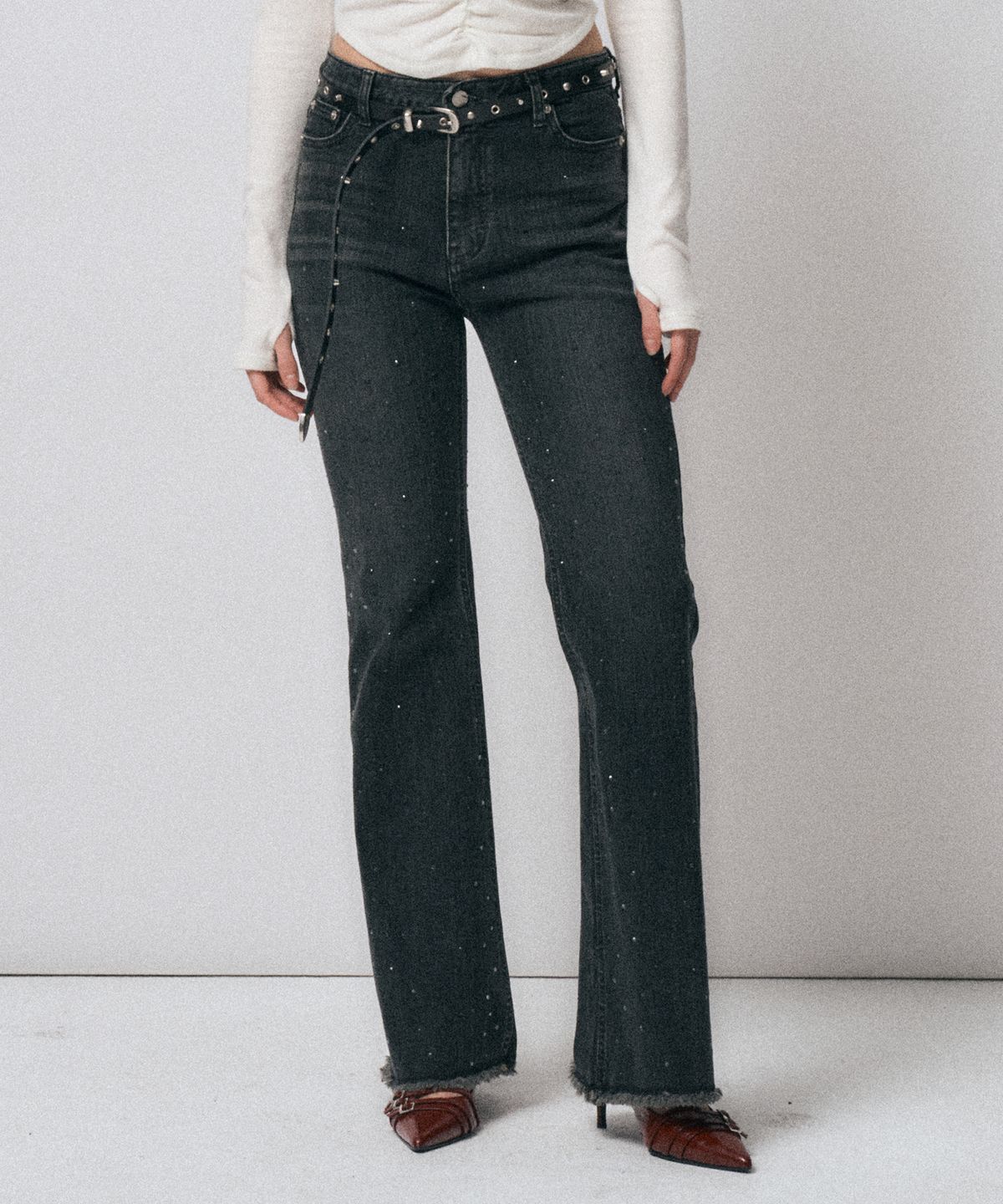 미드나잇 무브(MIDNIGHT MOVE) cubic bt pants [black]