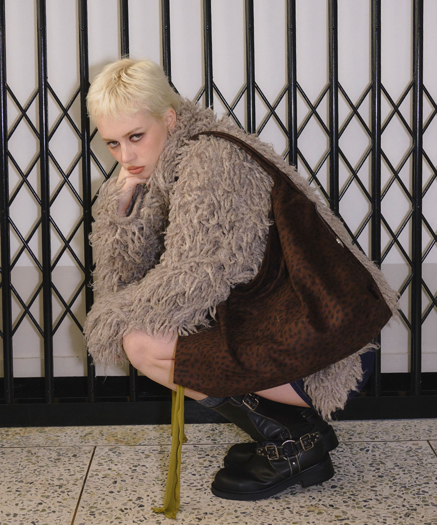 ☆SAND MUSEUM☆ CACTUS HOBO BAG Leopard Tan SM1B0015 MUSINSA | SAND MUSEUM CACTUS HOBO BAG [Leopard Brown]