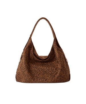 CACTUS HOBO BAG [Leopard Tan]