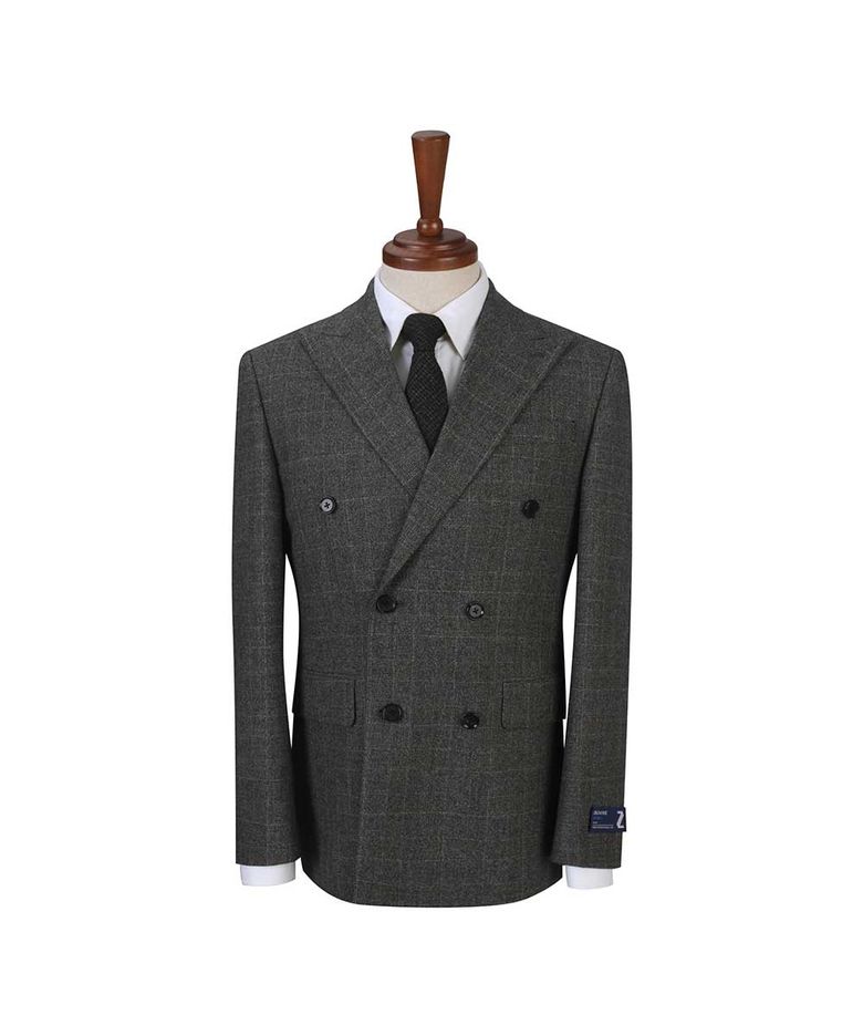 GRANCRU Zignone 글렌체크 수트 자켓 (FJJAX2172)