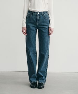 [W]세미와이드데님팬츠 - 2color MYDP0204