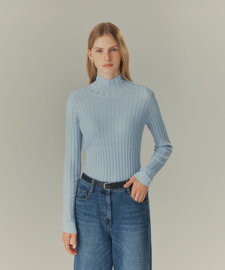 [W][COUTURE]골지 터틀넥 니트 - 2color