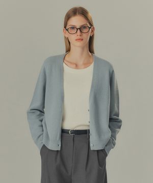 [W]가디건 레이어드 니트 - 2color