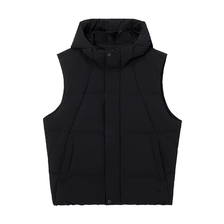컴포트 시어서커 다운 베스트 Dark Gray