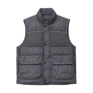 가먼트다잉 다운 베스트 R Dark Gray