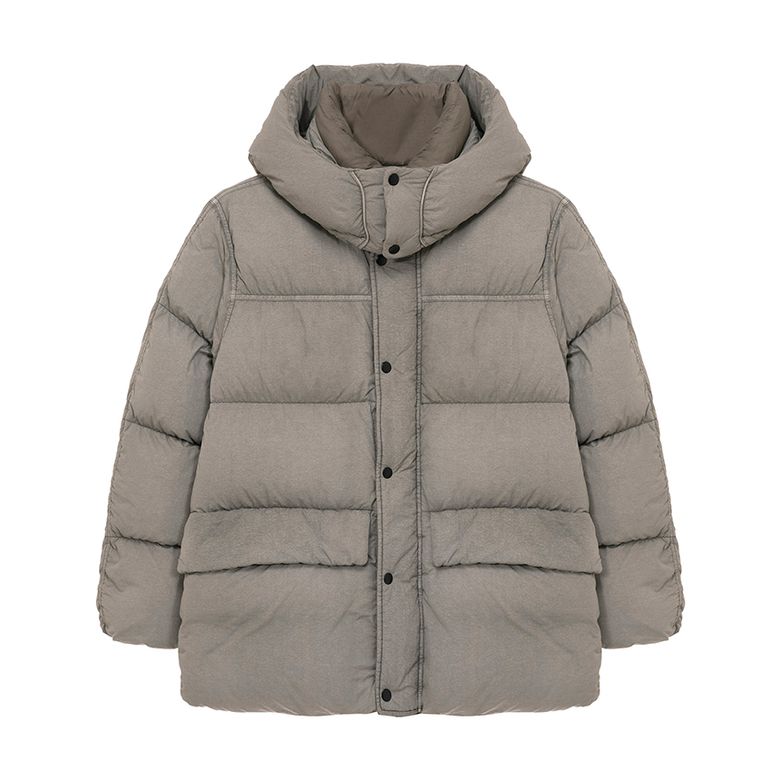 가먼트다잉 후드 다운 Beige