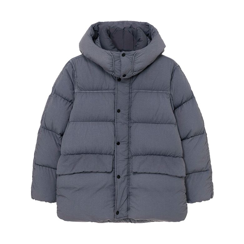 가먼트다잉 후드 다운 Light Blue