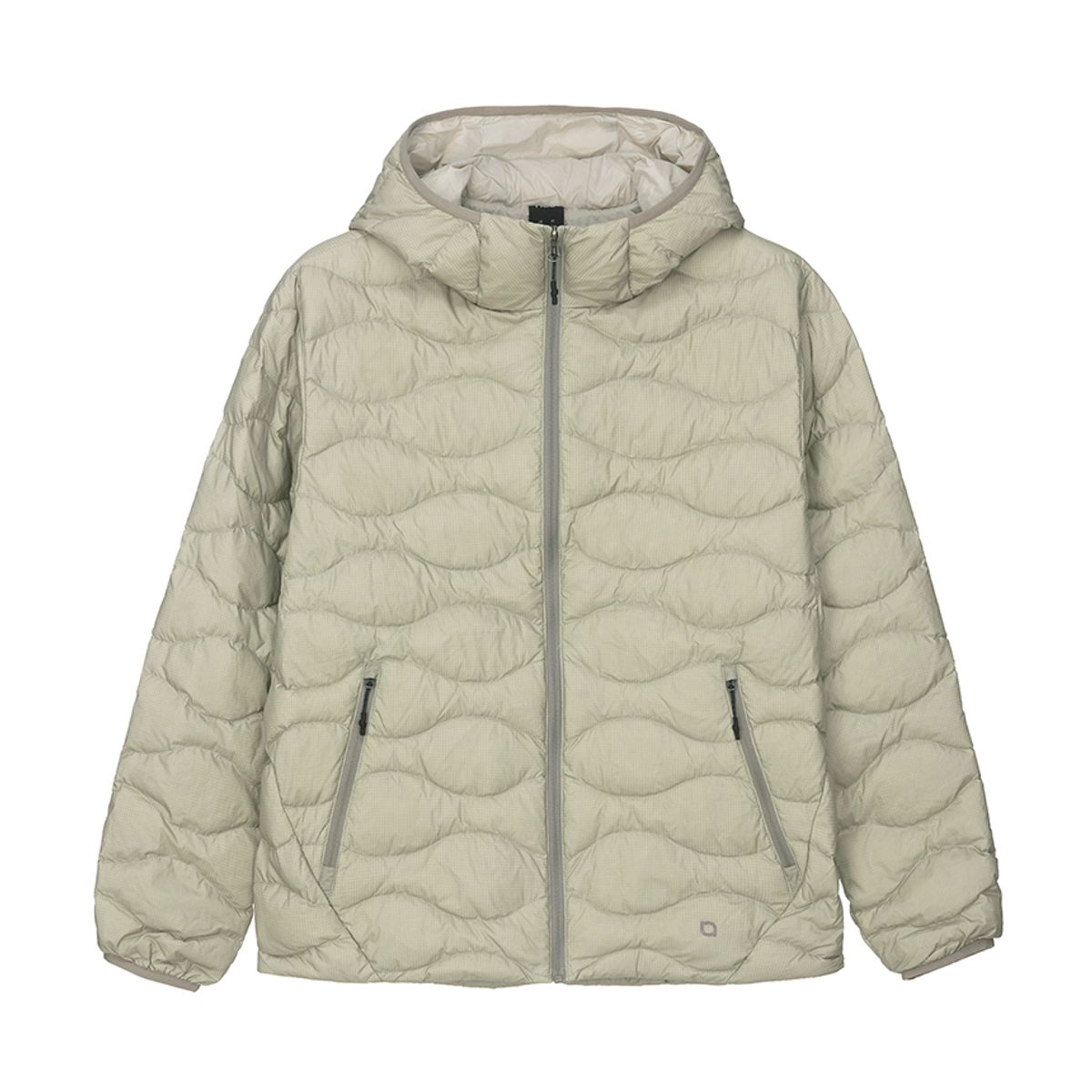 나우(nau) 페더라이트 후드 다운 Light Khaki Beige