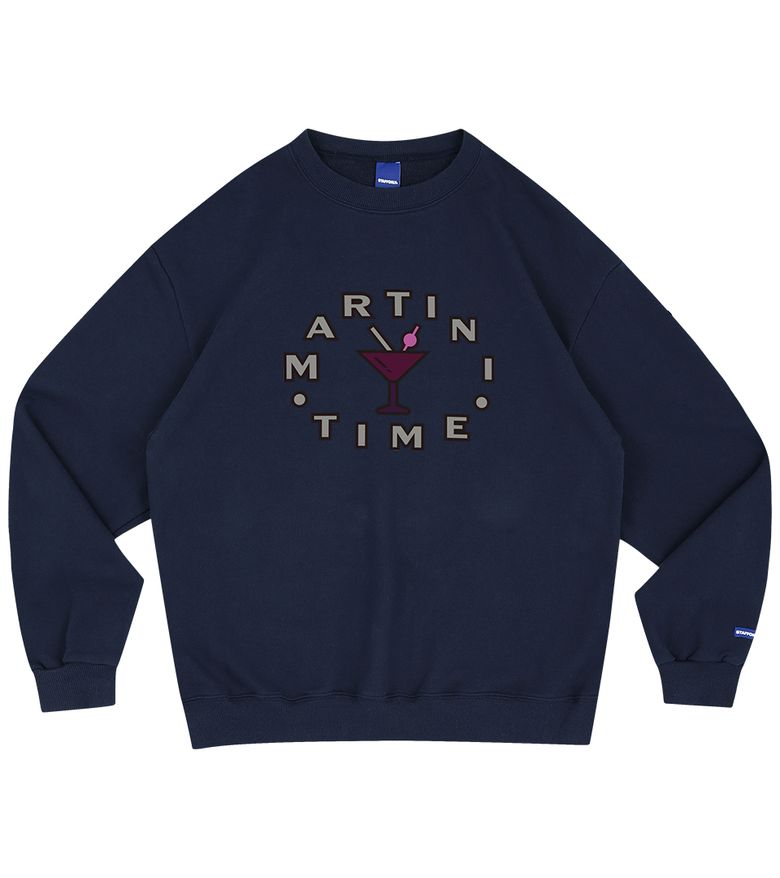 MARTINI TIME SWEATSHIRTS (NAVY)