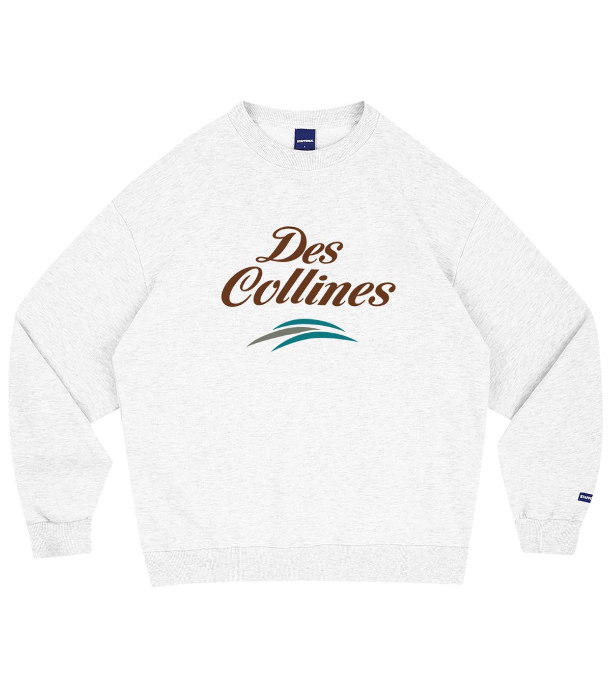 스텝온리(STAFFONLY) DES COLLINES SWEATSHIRTS (MELANGE WHITE)