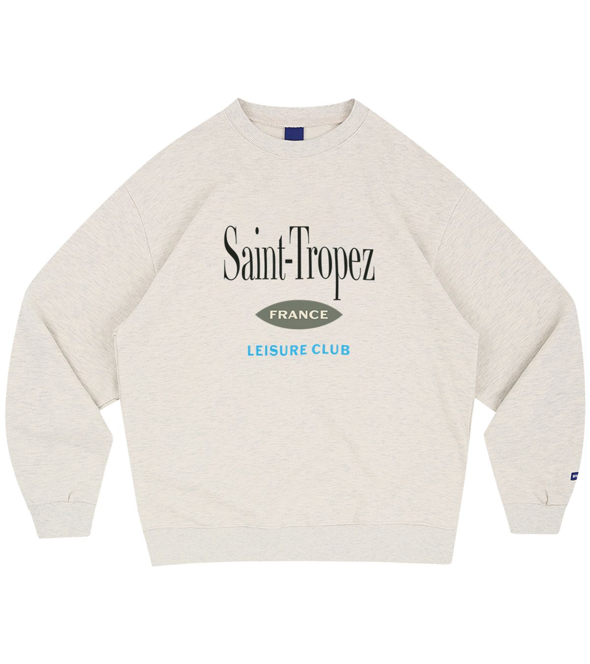 스텝온리(STAFFONLY) SAINT TROPEZ SWEATSHIRTS (MELANGE IVORY)