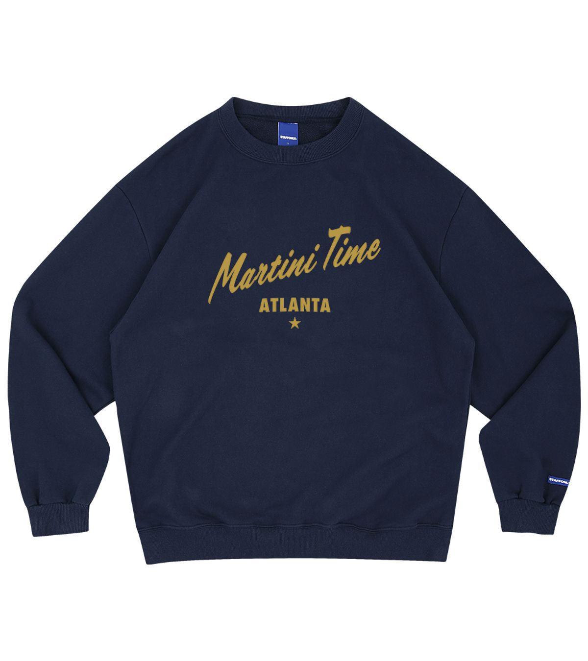 스텝온리(STAFFONLY) MARTINI TIME ATLANTA SWEATSHIRTS 02 (NAVY)