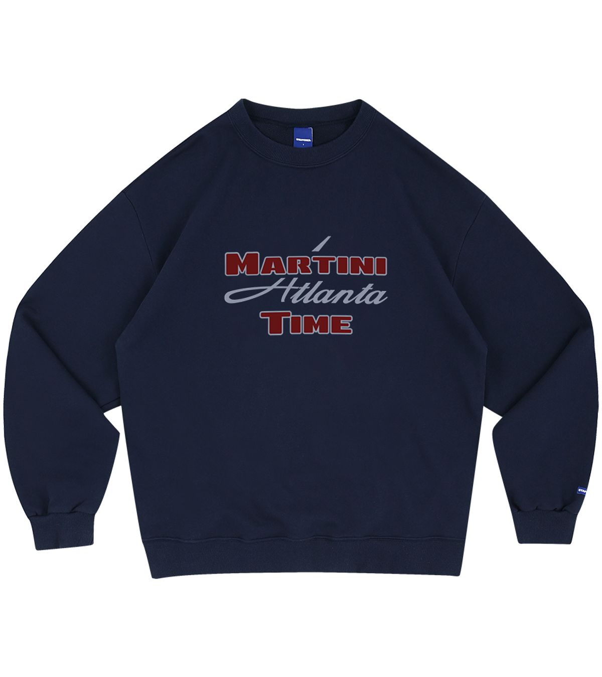 스텝온리(STAFFONLY) MARTINI TIME ATLANTA SWEATSHIRTS 03 (NAVY)
