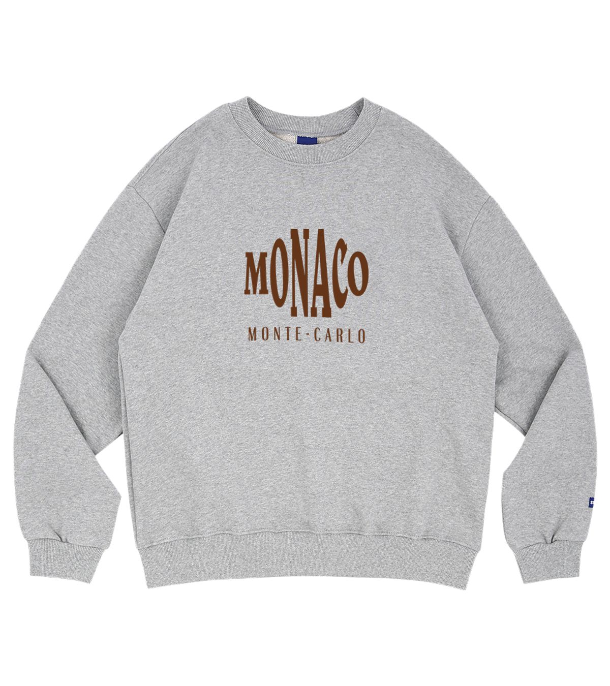 스텝온리(STAFFONLY) MONACO SWEATSHIRTS (MELANGE GREY)