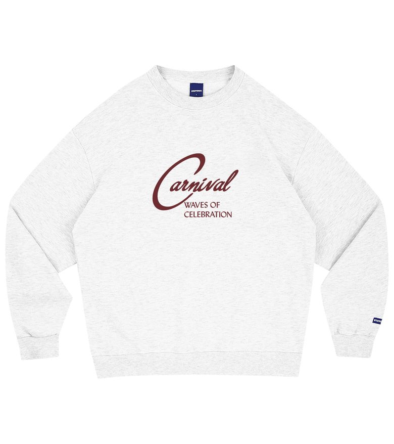CARNIVAL SWEATSHIRTS (MELANGE WHITE)