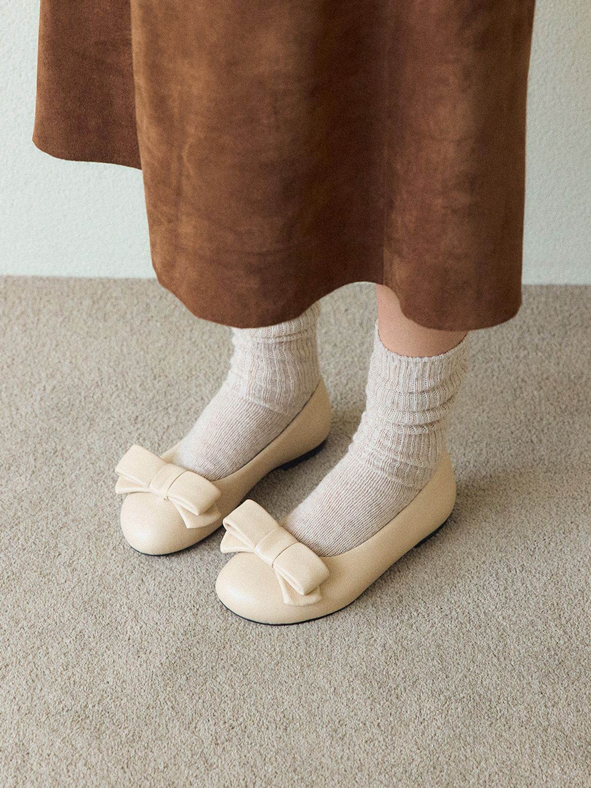 더조히(THE JOHI) Padded Ribbon Flats_7 Colors