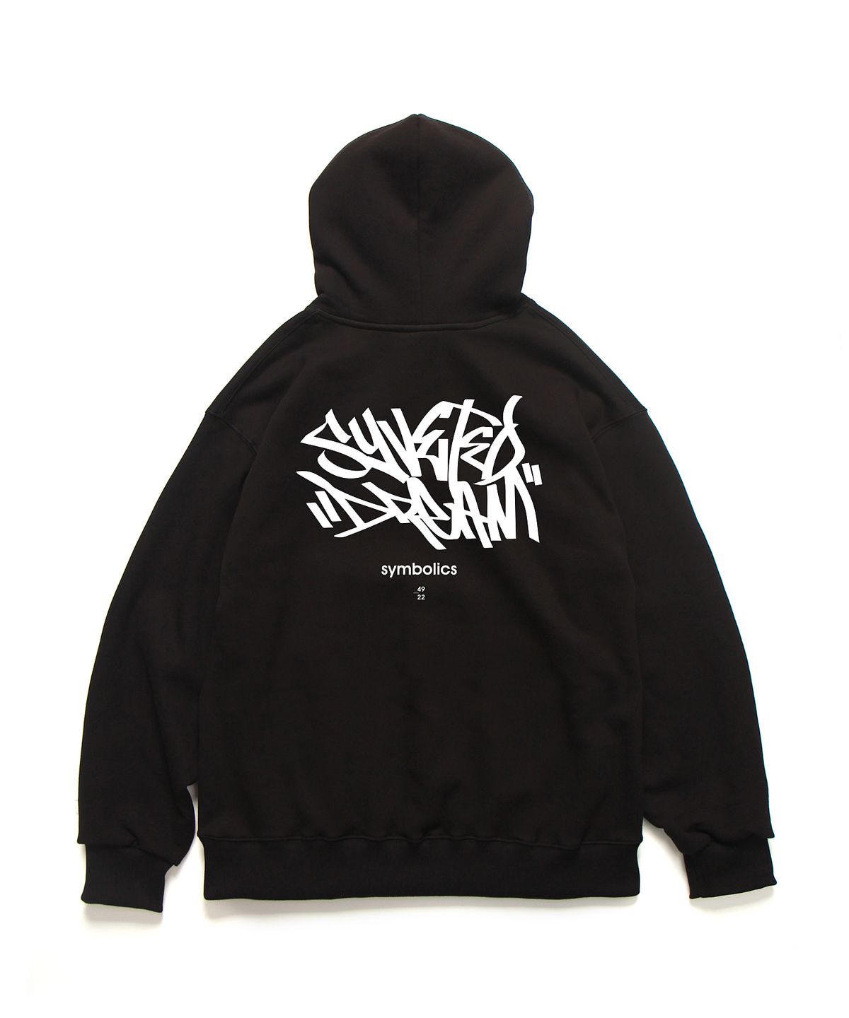 앱놀머씽(ABNORMALTHING) SYD 태깅 후드 블랙 (SYD TAGGING HOOD BLACK)